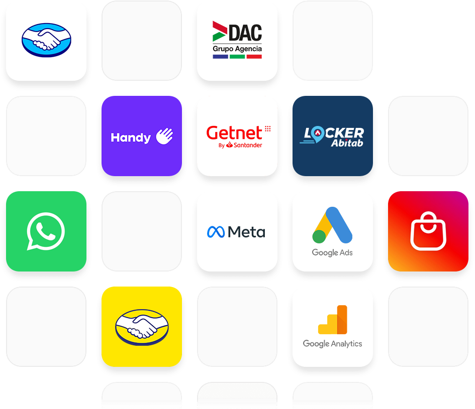 Integraciones de la plataforma
